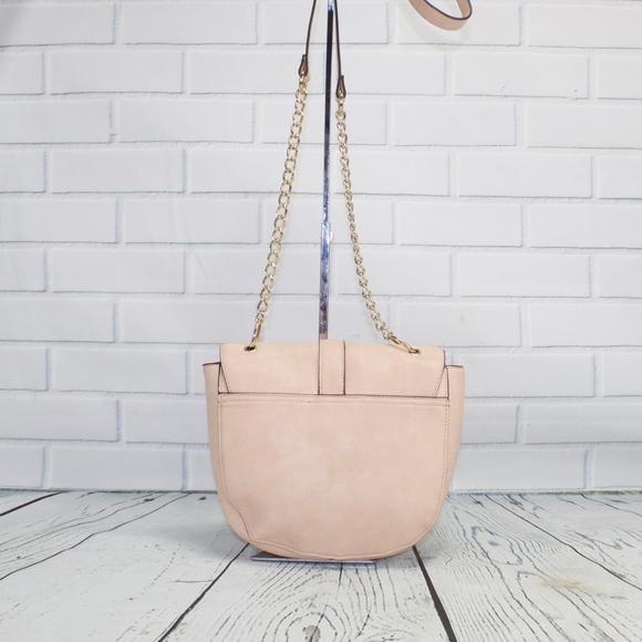 Dolce Vita Light Pink Leather Tassel Frill Handbag - Picture 3 of 8